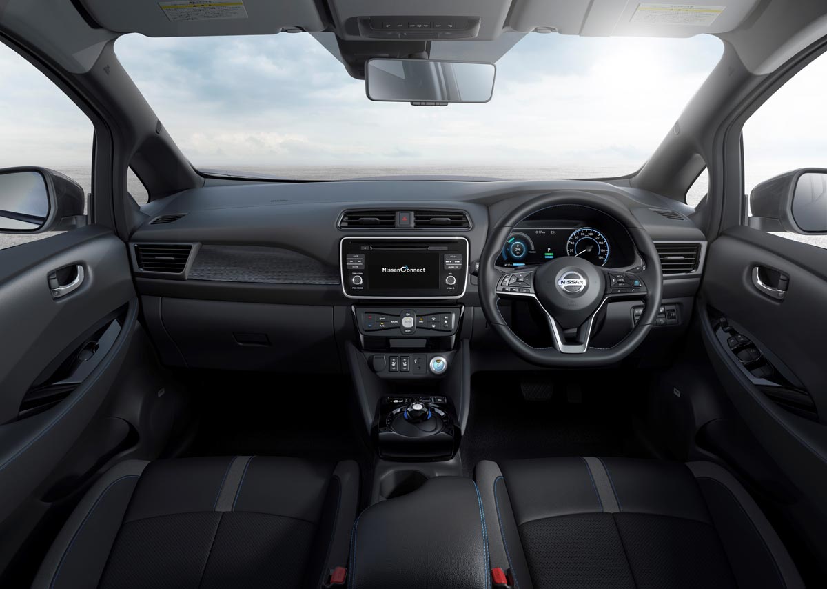 Nissan Leaf - wnętrze - Innovating Automation